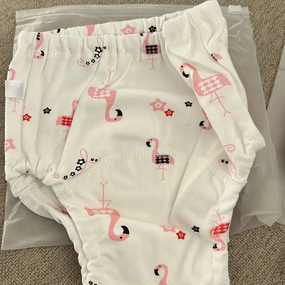 NEW Kids Flamingo and Rabbit Print Diaper Covers or Training Pants Underwear -4